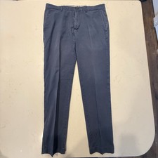 Club Monaco Connor Chino Pants Blue 36x30 Mens Modern Slim Fit Casual Trousers