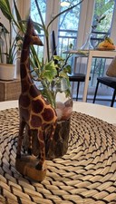 Mid-Century Style Hand-Carved