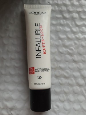 L'Oreal Paris Infallible Matte-Lock Mattifying Primer 120, 30 ml Sealed See Pics