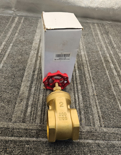 2" Brass Gate Valve DN65 NPT Female Thread for Water Gas Fuel Flow Control