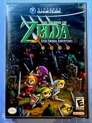 The Legend of Zelda: Four Swords Adventures (GameCube, 2004) CIB COMPLETE!!!