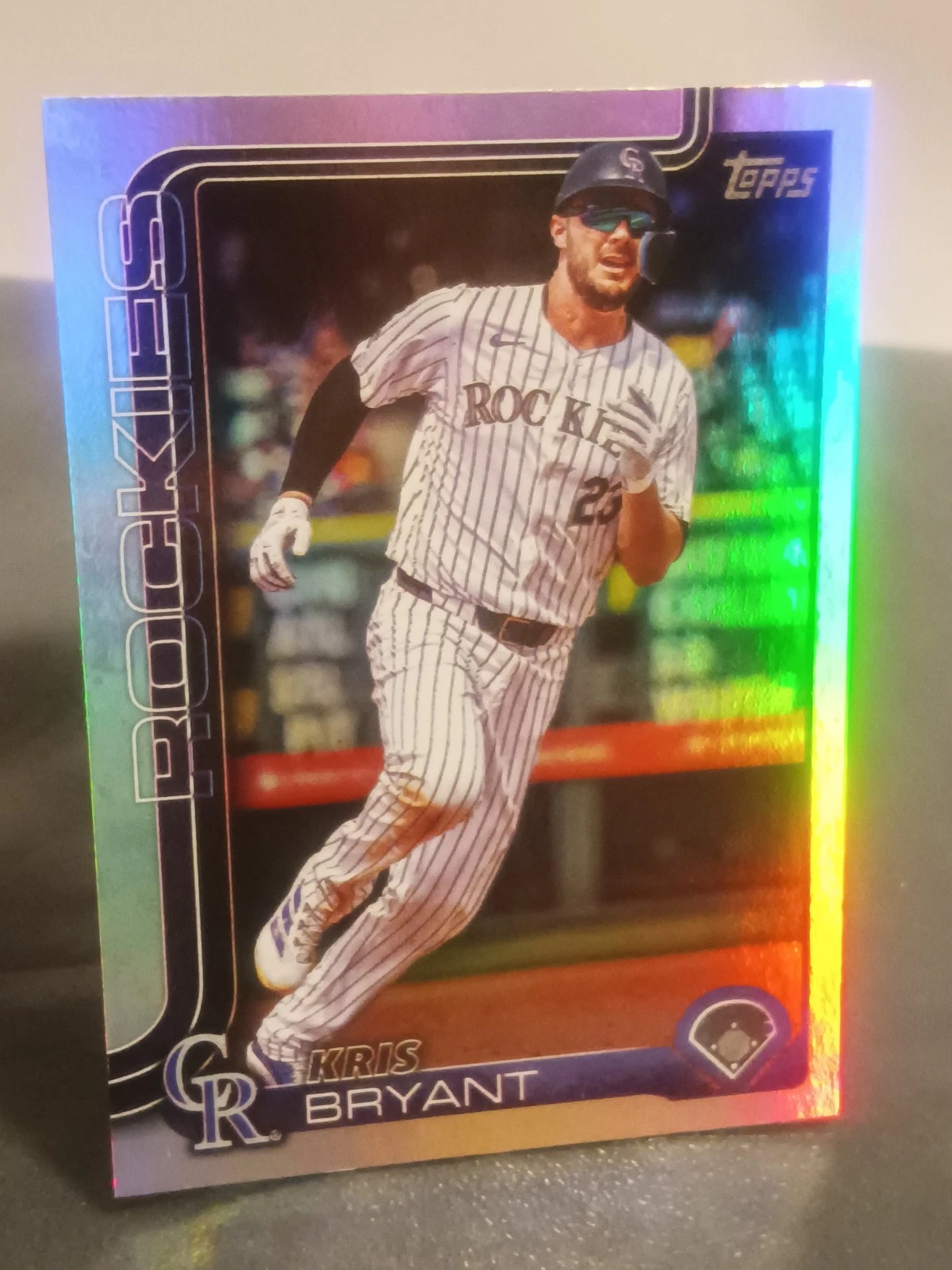 2025 Topps Series 2 - Kris Bryant #405 🌈Rainbow Foil🌈 Colorado Rockies