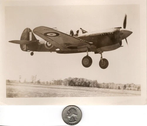 WW2 WWII RAF British Royal Air Force Military Press Photo Curtiss P-40 Kittyhawk