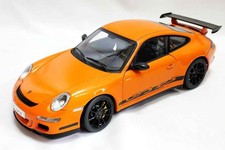 Rare Autoart 1/18 Porsche 911 Gt3 Rs Orange Minicar