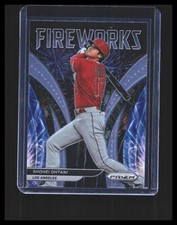 2022 Shohei Ohtani Panini Prizm Fireworks #F-3 Los Angeles Angels