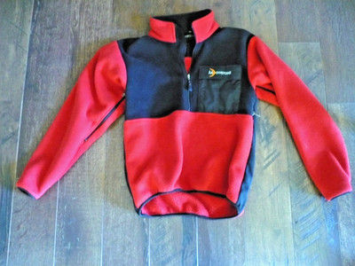 Vintage Ever Worn? USA S MOONSTONE FLEECE PULLOVER w/ long YKK pit zips    r