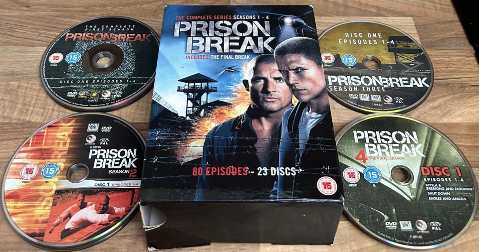 PRISON BREAK - The Complete Series (1-5) - 23-DVD Disc - Box Set - PAL Region 2 - Image 2 of 4