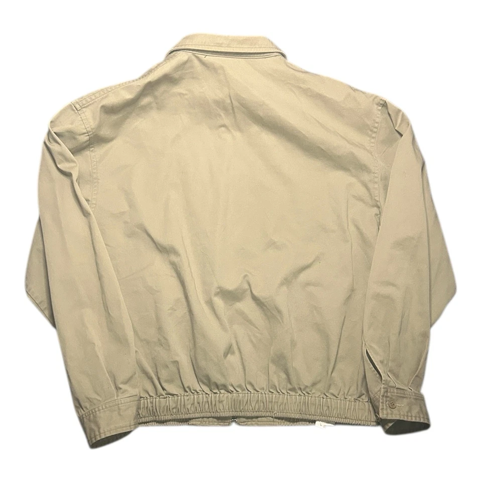 Chaqueta Polo Ralph Lauren DE COLECCIÓN Talla L Caqui Harrington Cremallera Completa Bombardero Poni Foto 2 de 3