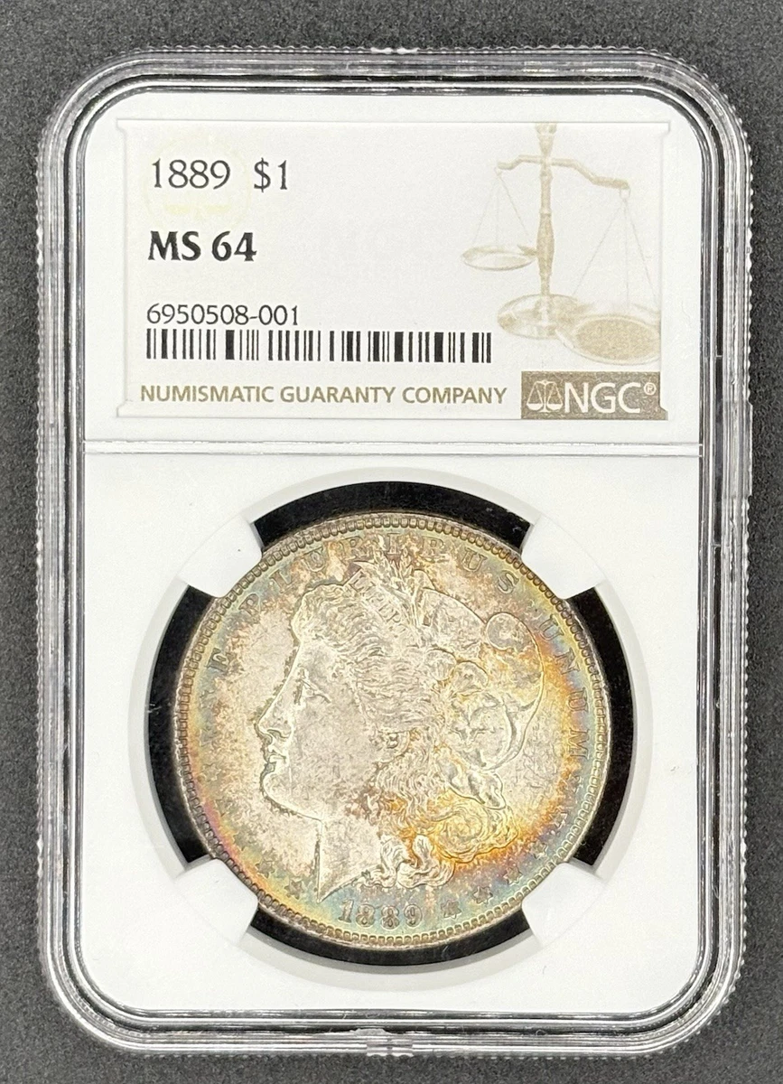 1889年 モルガンダラー MS 64 MS 64 Graded 1889 Year Morgan US Dollars (1878-1921) for sale | eBay