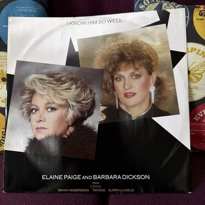 Elaine Page & Barbara Dickson - I Know Him So Well 12  Vinyl 1984 Chess Musical