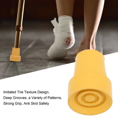 5PCS Single Angle Cane Tips 3/4in Imitation Tire Texture Konservierungsmitte CUB