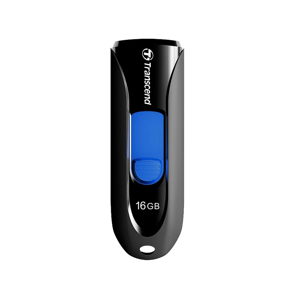 Transcend 16GB JetFlash 790 USB 3.1 Gen 1 Flash Drive (USB Stick) Black TS16GJF7 - Photo 2/4