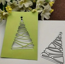 Merry Christmas Tree Card Making Stamp Die Set Craft DIY Metal Cutting Scrapbook