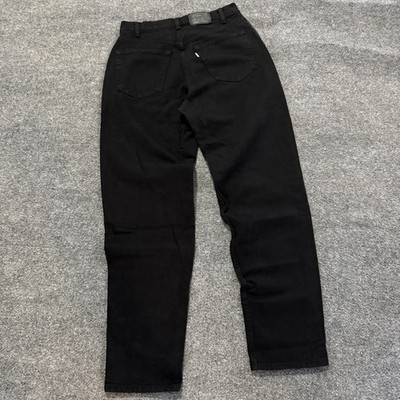 Vintage Levis SilverTab Jeans Mens 36x33.5 Black Loose Baggy Tapered 90s 0560