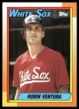 Robin Ventura 1990 Topps #121 White Sox MLB READ FREE SHIPPING AutographDen
