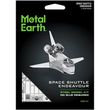 NASA - Space Shuttle Endeavour Spacecraft Figure Model Kit Steel, Easy Difficu