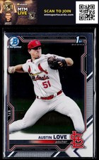 2021 Bowman Draft #BD-164 Austin Love
