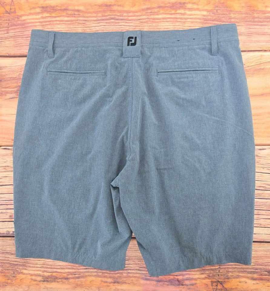 Pantalones cortos de golf FootJoy FJ para hombre 36 azules Foto 2 de 4