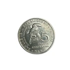 2014 Burundi 5 Francs Coin Trumpeter Hornbill Bird Coin UNC