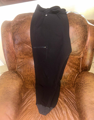 FIGS Technical Collection Black Scrub Pants Jogger Drawstring Waist XL