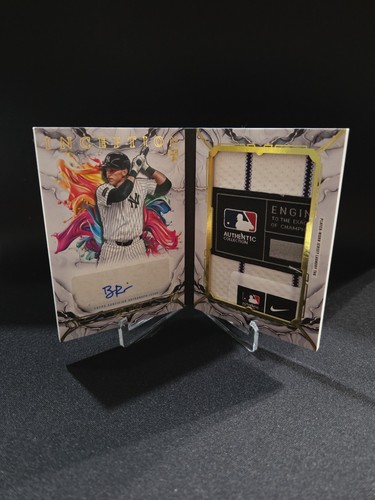 2025 Topps Inception Ben Rice RC Auto Patch Booklet 1/2 Yankees 🔥🔥