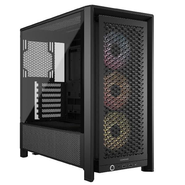 Corsair Cabinet CC-9011296-WW FRAME 4000D RS ARGB MID-TOWER BLACK