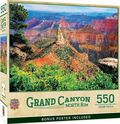 MasterPieces 550 Piece Jigsaw Puzzle For Adults, Family, Or Youth - Grand Canyon