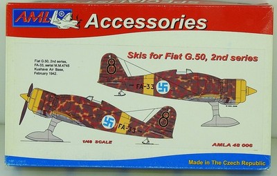 AML Models 1/48 FIAT G.50 FRECCIA SKI Resin & Finnish Decals Conversion Kit