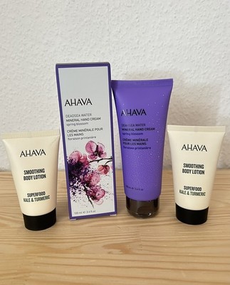AHAVA Deadsea Water Mineral Handcreme, AHAVA Superfood Smoothing Body Lotion NEU