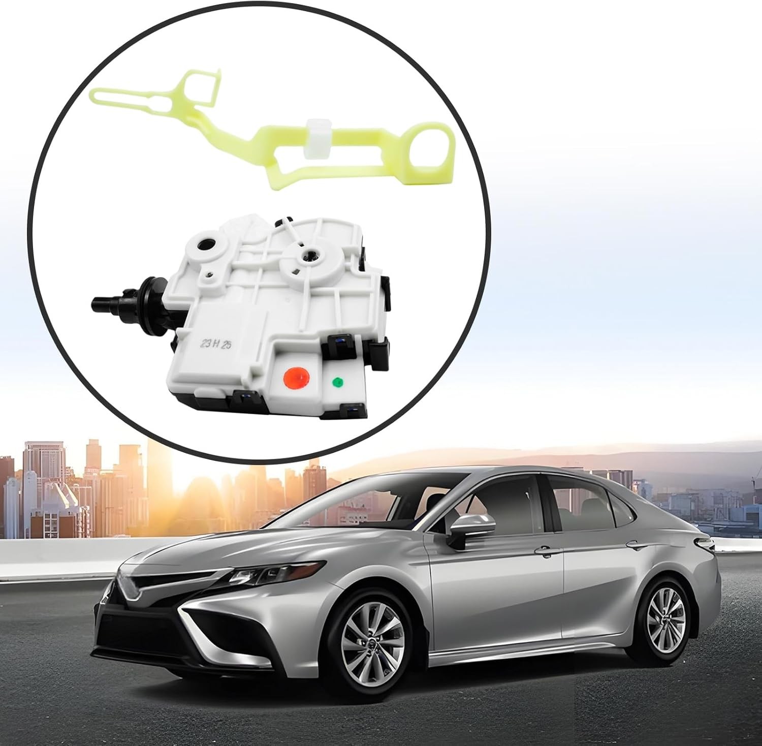 77030-07010 Fuel Door Lock Assembly with Motor for Toyota Camry 2018-2022