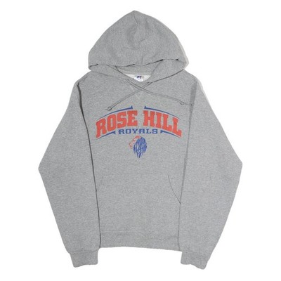 RUSSELL ATHLETIC Herren Pullover Hoodie Rose Hill Royals Sport-Print Grau S