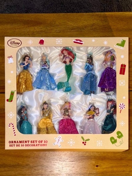 Disney Princess Sketchbook Ornament Set of 10 - 2016