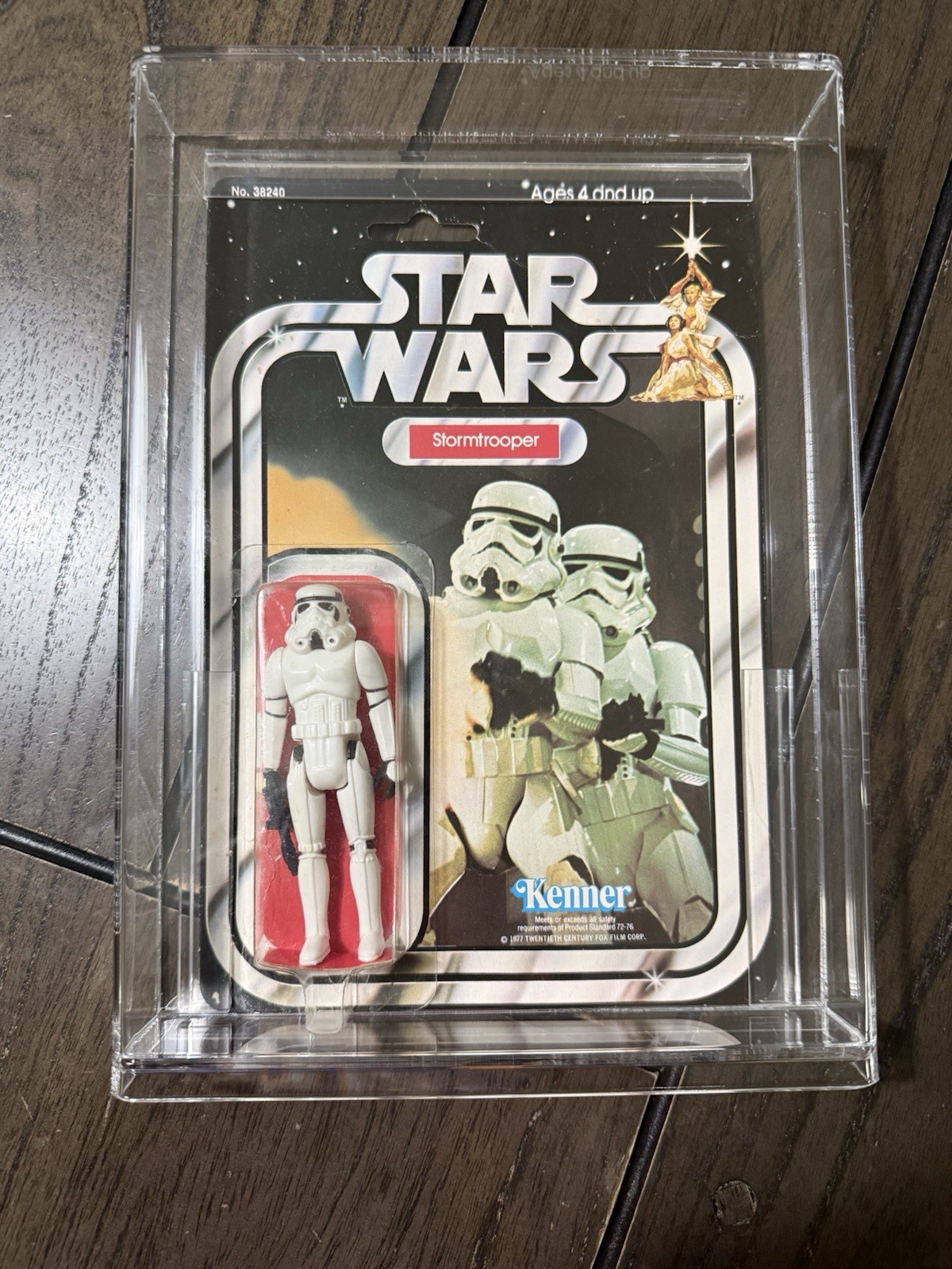 Vintage Star Wars Stormtrooper 20 Back 1978 Action Figure MOC Carded Case