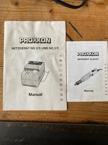 Proxxon Micromot Drill, Drill Stand, Verticle Drill Press, Transformer & Vice - Picture 11 of 15