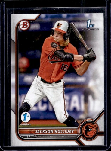 2022 Bowman Draft 1st Edition Jackson Holliday #BD-168 Orioles