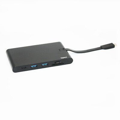 USB-C Travel Dock w Power Delivery 9-in-1 Docking Station 4k HDMI VGA USB 3.0