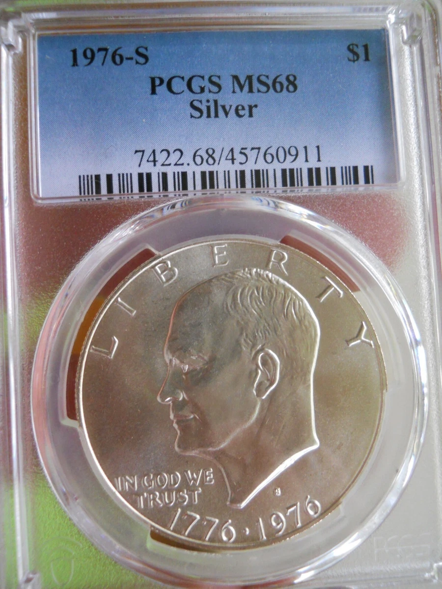 MS 68 Graded 1976 Eisenhower Dollars (1971-1978) for sale | eBay