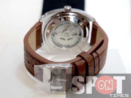 Seiko Retro Classic Leather Strap Automatic Men's Watch SNKN37K1 - Picture 4 of 4