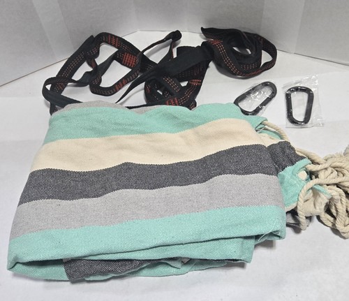 Belavi Hammock with Carry Bag striped multicolor