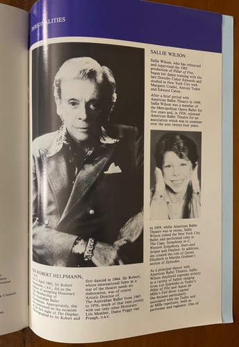 THE AUSTRALIAN BALLET The Concert Season 1983 - 21st Anniversary Playbill - Picture 13 of 15
