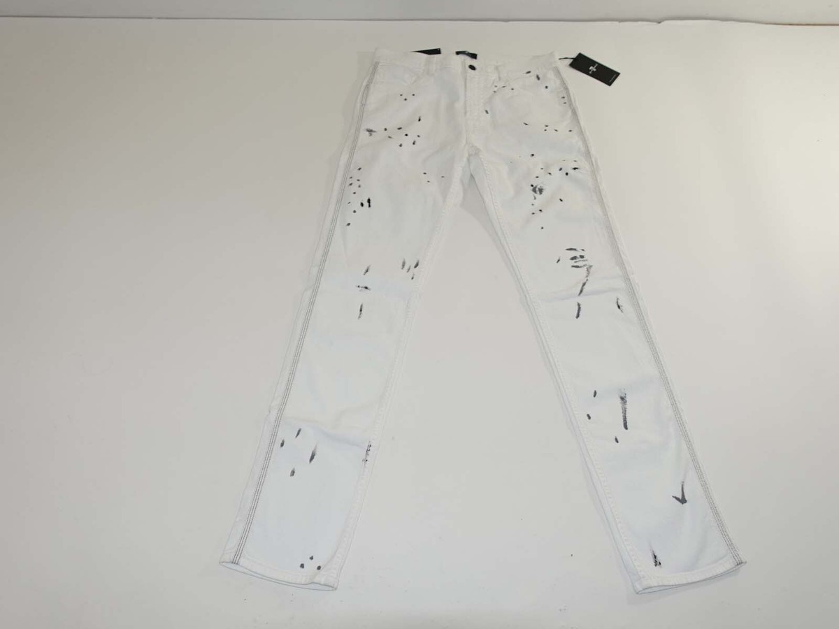 7 For All Mankind 25SS デニム・ジーパン ホワイト系 Luxe Vintage Ultra High Rise Cropped Jo in Soleil | 7 For