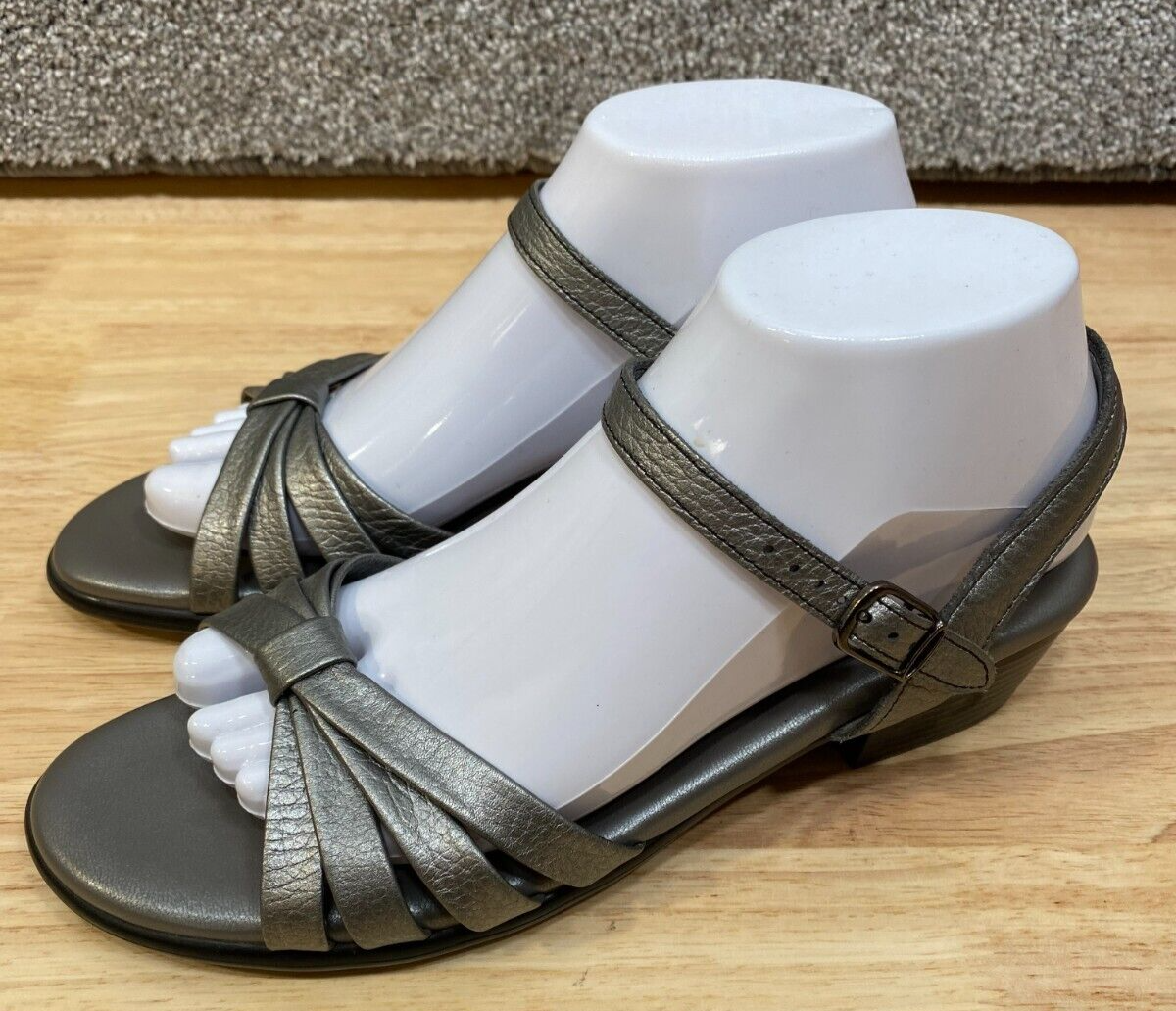 Sas Silver Open Toe Sandals SAS Marina Sandals - Comfortable Dress Sandals | SASNola  main image 4