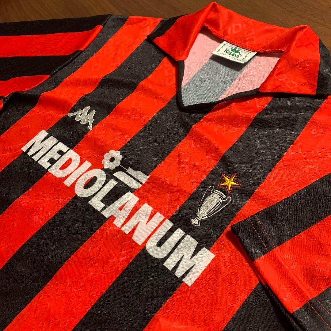 Kappa AC Milan 1988/89 Home Shirt No.10 Football Jersey Made in