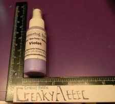 SHIMMERING SPRITZ VIOLET GLITTER INK BOTTLE 3/4 FULL STAMP PAD BOISE CREAKYATTIC