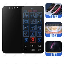 12 Modes Tens & EMS Muscle Stimulator Machine Pulse Massager Therapy Pain Relief