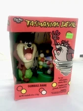 Tim Mee Vintage Tasmanian Devil  Gumball Machine Bank Looney Tunes Cheap Johns