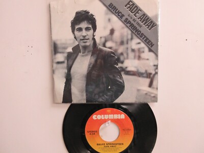   ' BRUCE SPRINGSTEEN ' HIT 45 + PICTURE SLEEVE [FADE AWAY / BE TRUE]  1981 !