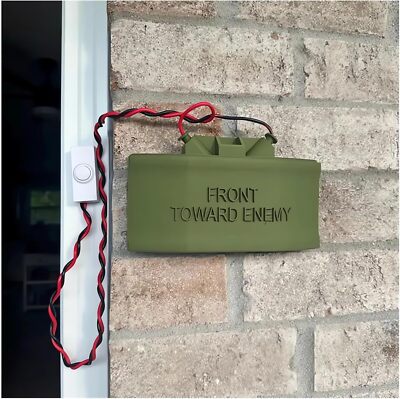 Fake Mine Doorbell, Pranks and Security Front Toward Enemy,Adults Home Decor