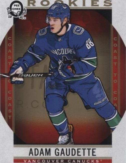 2018-19 O-Pee-Chee Coast to Coast Canadian Tire - Adam Gaudette #182 - 1 of 1
