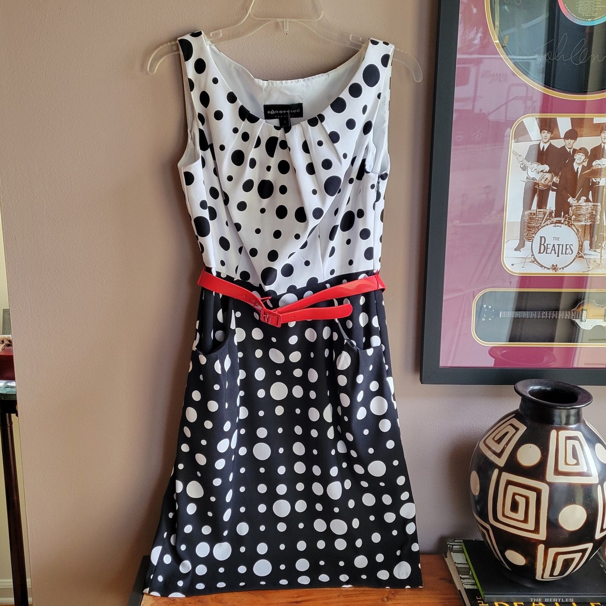 fitted lace wedding dress Lovella Red Polka Dot Maxi Dress